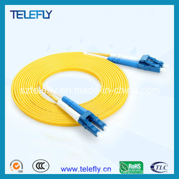 LC fibra óptica patch cabos